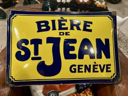 Plaque Emaillee, bière, Saint-Jean