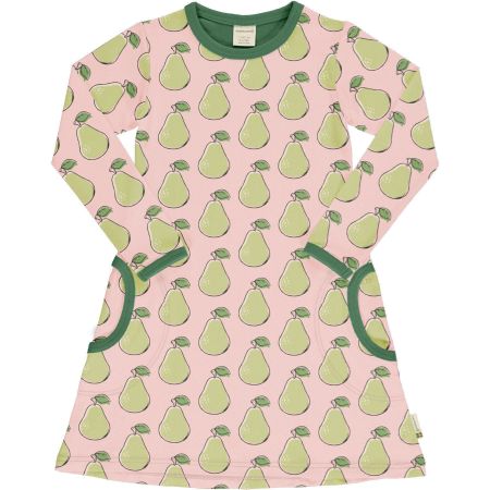 Maxomorra Dress LS Pear Size 110/116