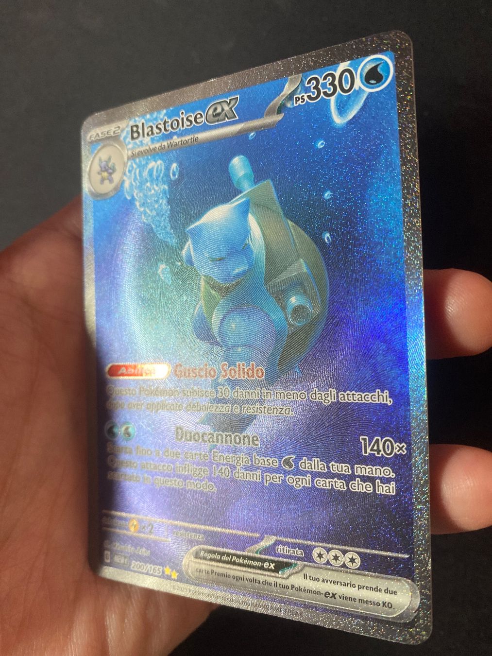 Pokémon Carte collezionabili: Blastoise ex 200 - Turtok ex - Tortank - MEW 151 - IT – Usato da Hausen AG venduto da Shrade 2