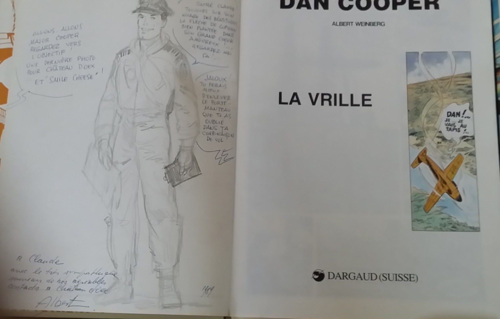 Comics: BD Dan Cooper A. Weinberg signé, dessin original, daté – Gebraucht aus Epagny von Kariba 6