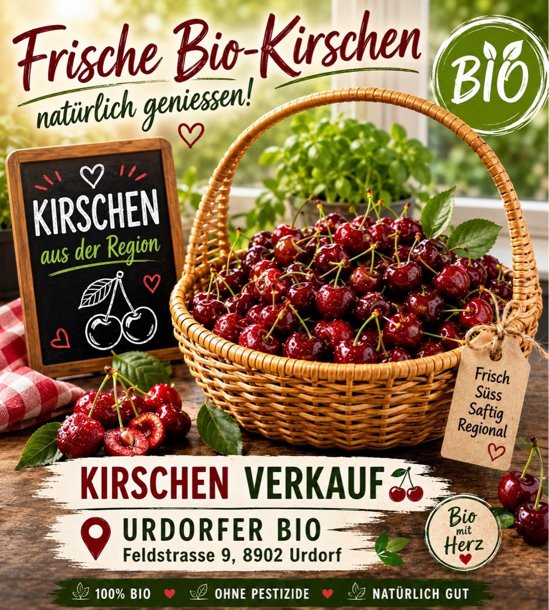 Lebensmittel & Spezialitäten: Kirschen Bio  – Neu und originalverpackt aus Urdorf von dariosteffi1986 1