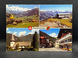 Zweisimmen, Gondelbahn u. Bergstation Rinderberg, Kirche