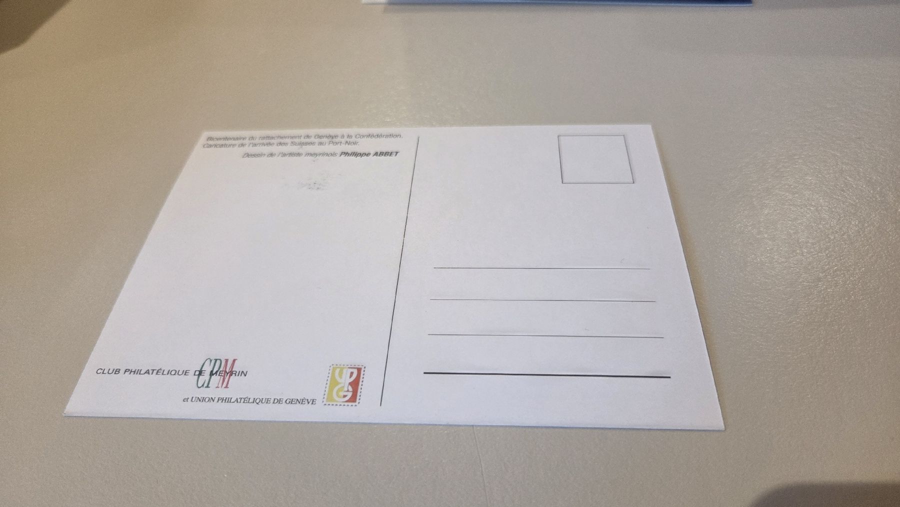 Alle Briefmarken: 2015 FDC Maximumkarte Genf – Gebraucht aus Arni AG von Moth68 1