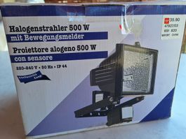 HALOGENSTRAHLER MIT BEWEGUNGSMELDER