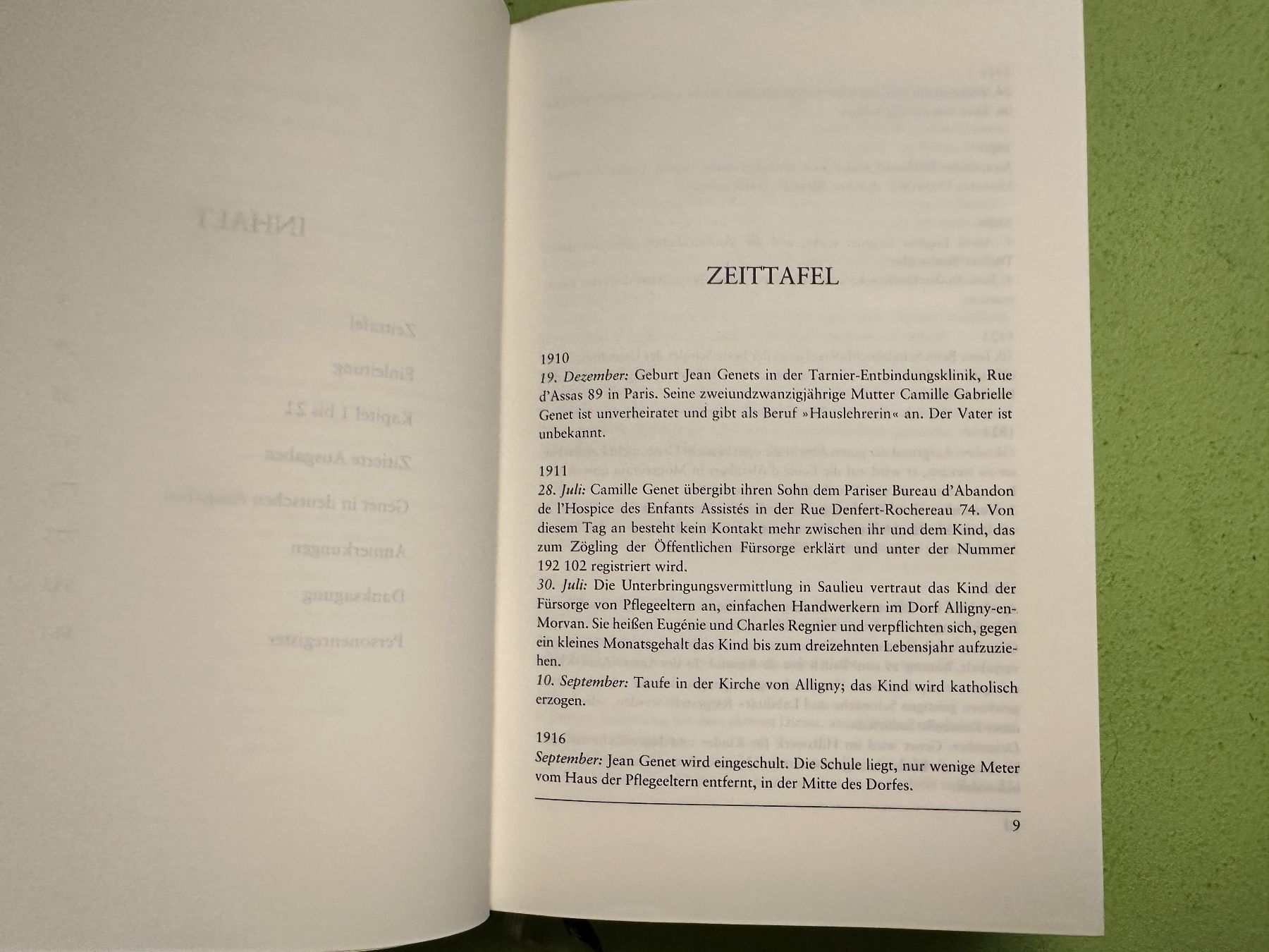 Libri: Edmund White: Jean Genet. Biographie – Usato da Zürich venduto da allp 4