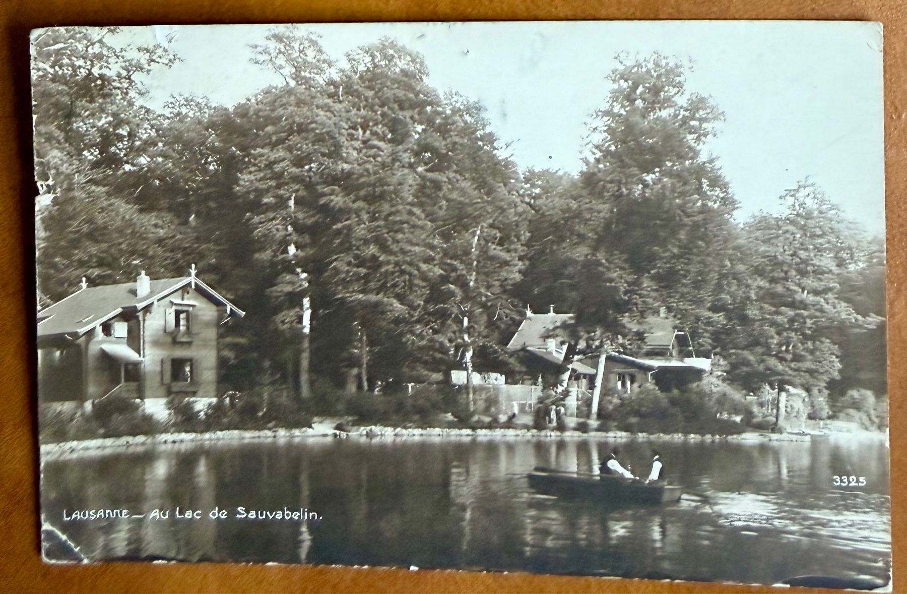 Cartoline postali: Lausanne - Barque à Sauvablin 1922 – Usato da Lutry venduto da Ediego