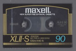 OVP maxell XL II-S 90 Kassette. maxell© Made in Japan 1986