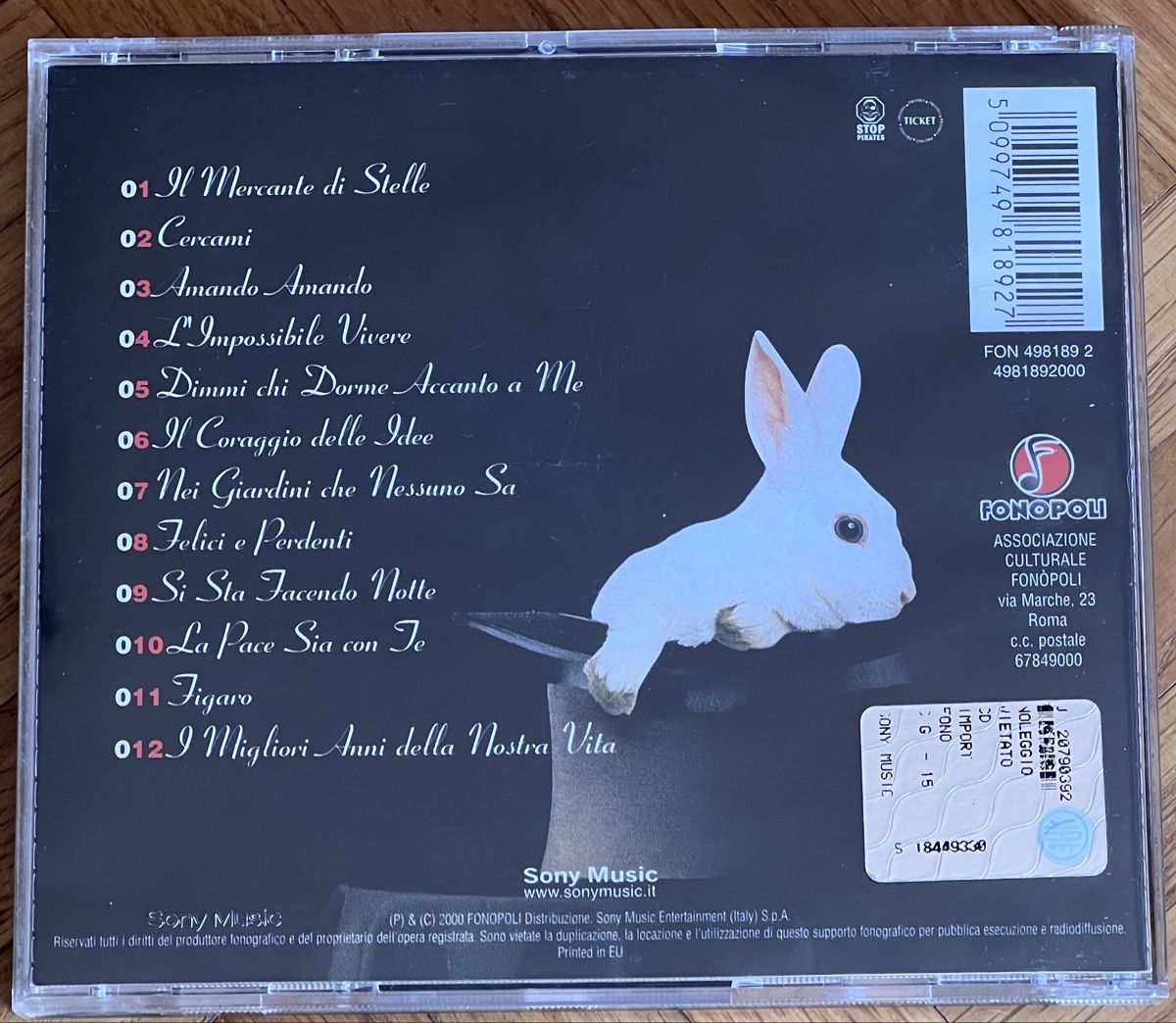 CD: Renato Zero i Miei Numeri  – Usato da Dino venduto da ani_ypr9 2