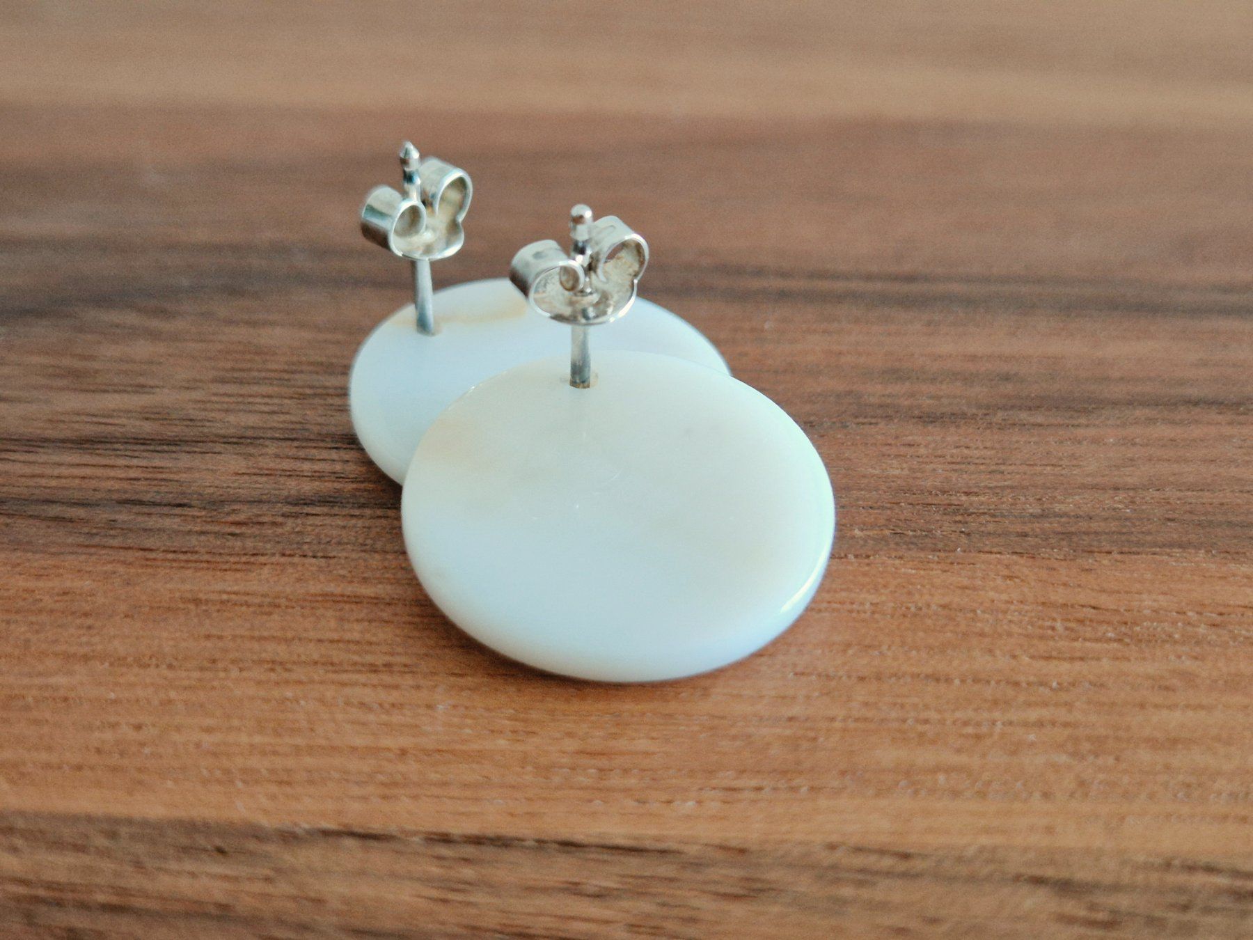 Boucles d'oreille: Ohrstecker Perlmutt Silber 925  neu – Neuf avec emballage d'origine à Dielsdorf par kumsch 1