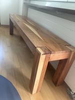 Holzbank Massivholz gebr. guter Zustand