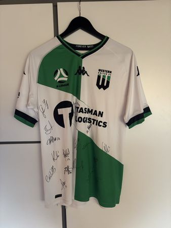 Western United Trikot mit Unterschriften!