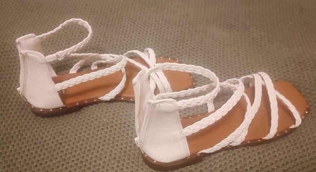 Damenschuhe: Damen-Sandalen Seaside, weiß, Größe 38 – Gebraucht aus Bern von sv-trade 2