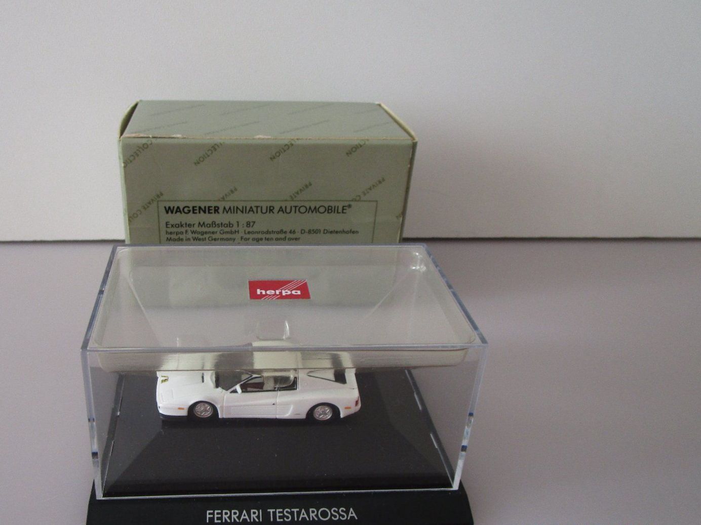 Ferrari Modellautos: HERPA FERRARI TESTAROSSA - 25002 – Neu und originalverpackt aus Chêne-Bourg von breno56 3