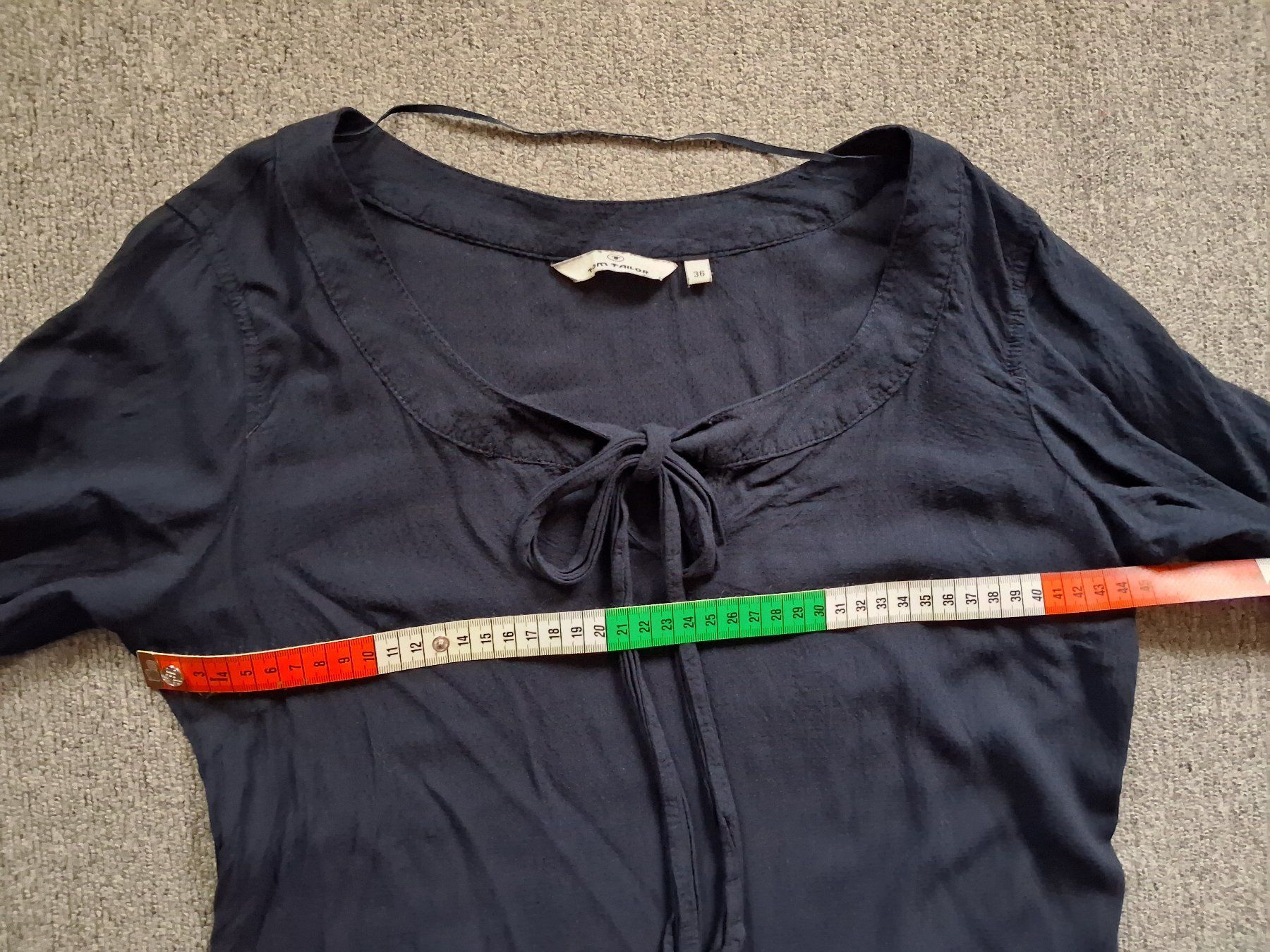 Tom Tailor Camicette: Tom Tailor Bluse dunkelblau Gr.36, neuwertig – Nuovo (secondo la descrizione) da Wald ZH venduto da e8e 4