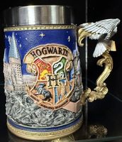Verre Harry Potter Hogwarts avec chouette Hedwige