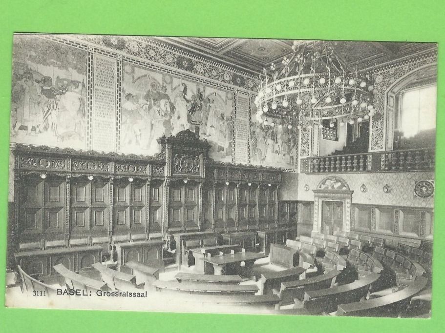 Cartes postales: Basel:  Grossratssaal – Neuf (Voir description) à Zürich par t24_de