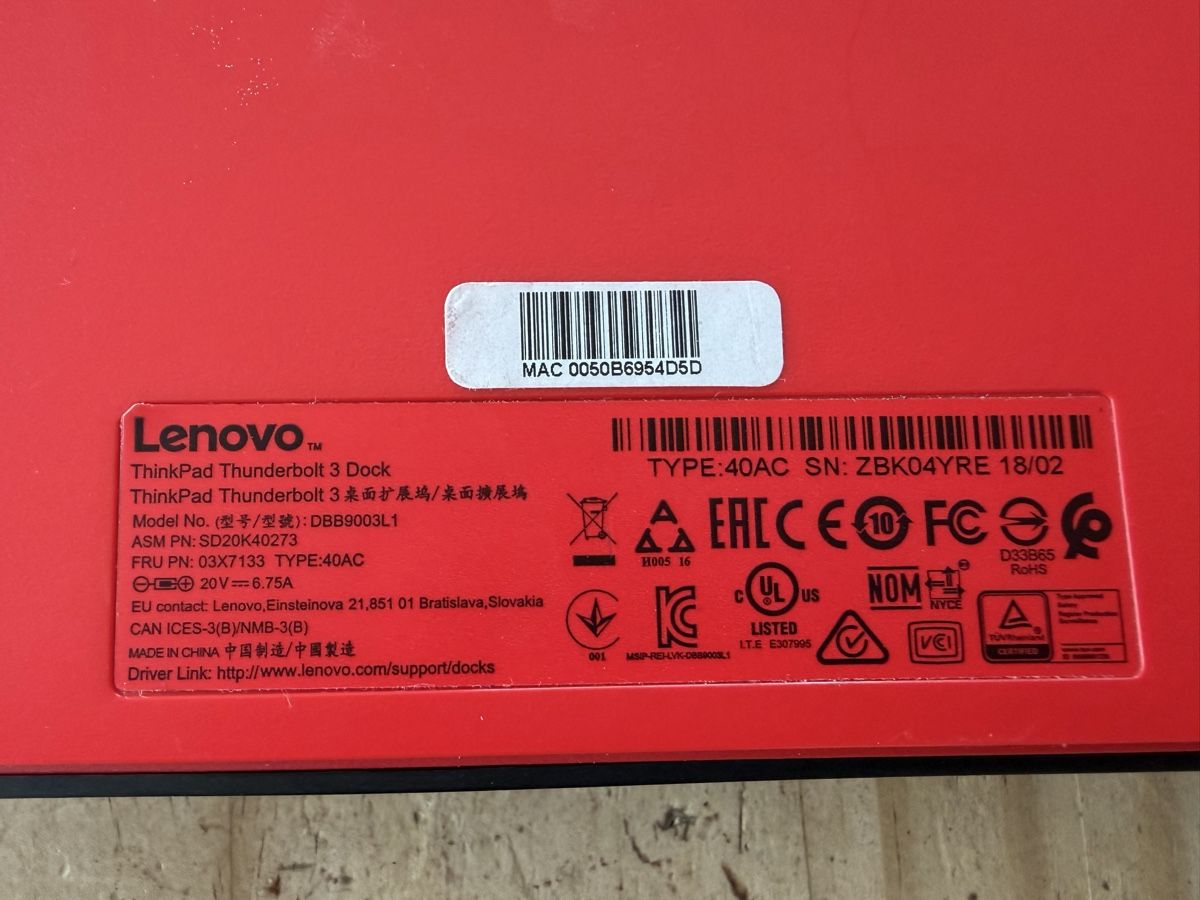 Lenovo Docking station: Lenovo ThinkPad Docking Station – Nuovo (secondo la descrizione) da Attalens venduto da doykati 4