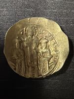 (34) 1295 byzanz Goldmünze Histamenon Nomisma, gebraucht