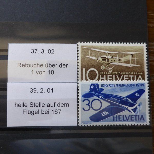 Tutti i francobolli: div. ABARTEN  /  FLUGPOST siehe Bilder – Usato da Egliswil venduto da Trens01 6