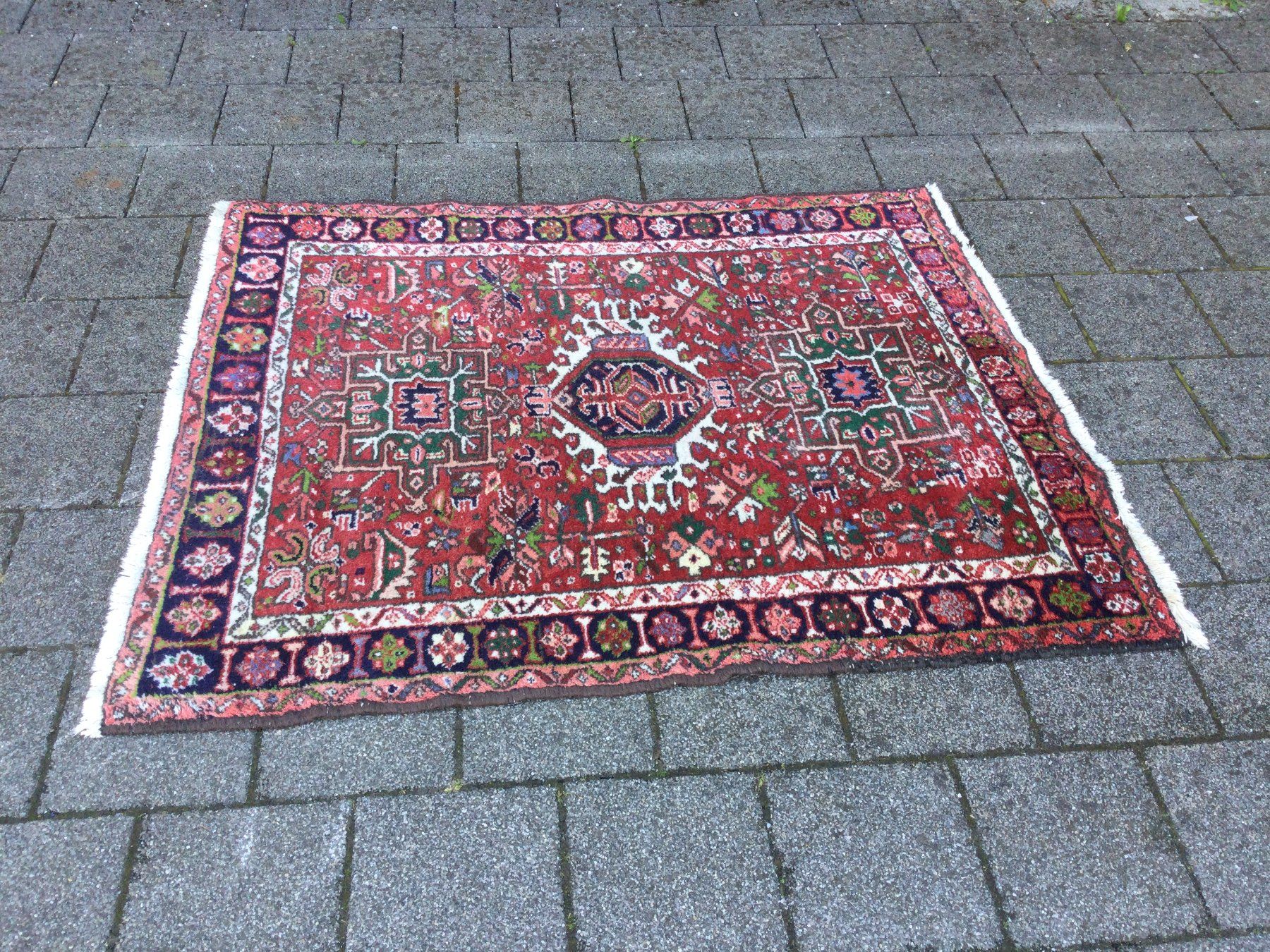 Tappeti: Gebrauchter grösserer Heriz Orientteppich Iran – Usato da Wangen SZ venduto da kuriosum12 5