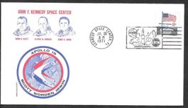 USA Sonderbrief Apollo 15 Startbeleg NASA-Cachet 26.7.1971