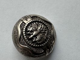 Zierknopf aus Kunststoff, rund, 2.0 cm Durchmesser