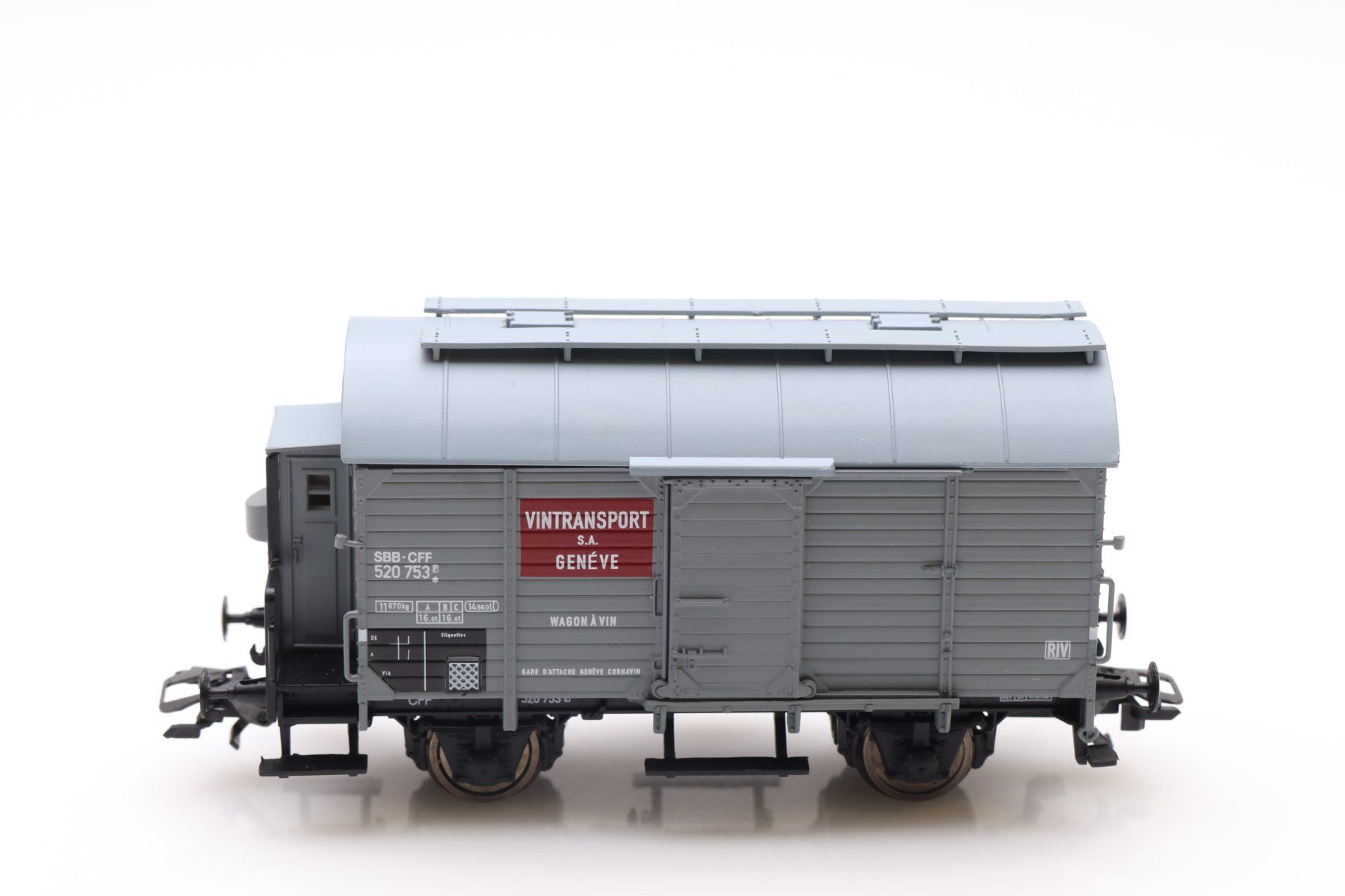 Fleischmann Modellini di ferrovie: Fleischmann 545503 SBB Weinwagen Genf, H0 – Nuovo (secondo la descrizione) da Ried (Muotathal) venduto da Modellbahn.swiss 1