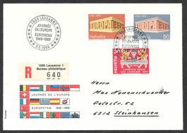 Sonderbrief S. 697 20 Jahre Europa Lausanne 5.5.1969