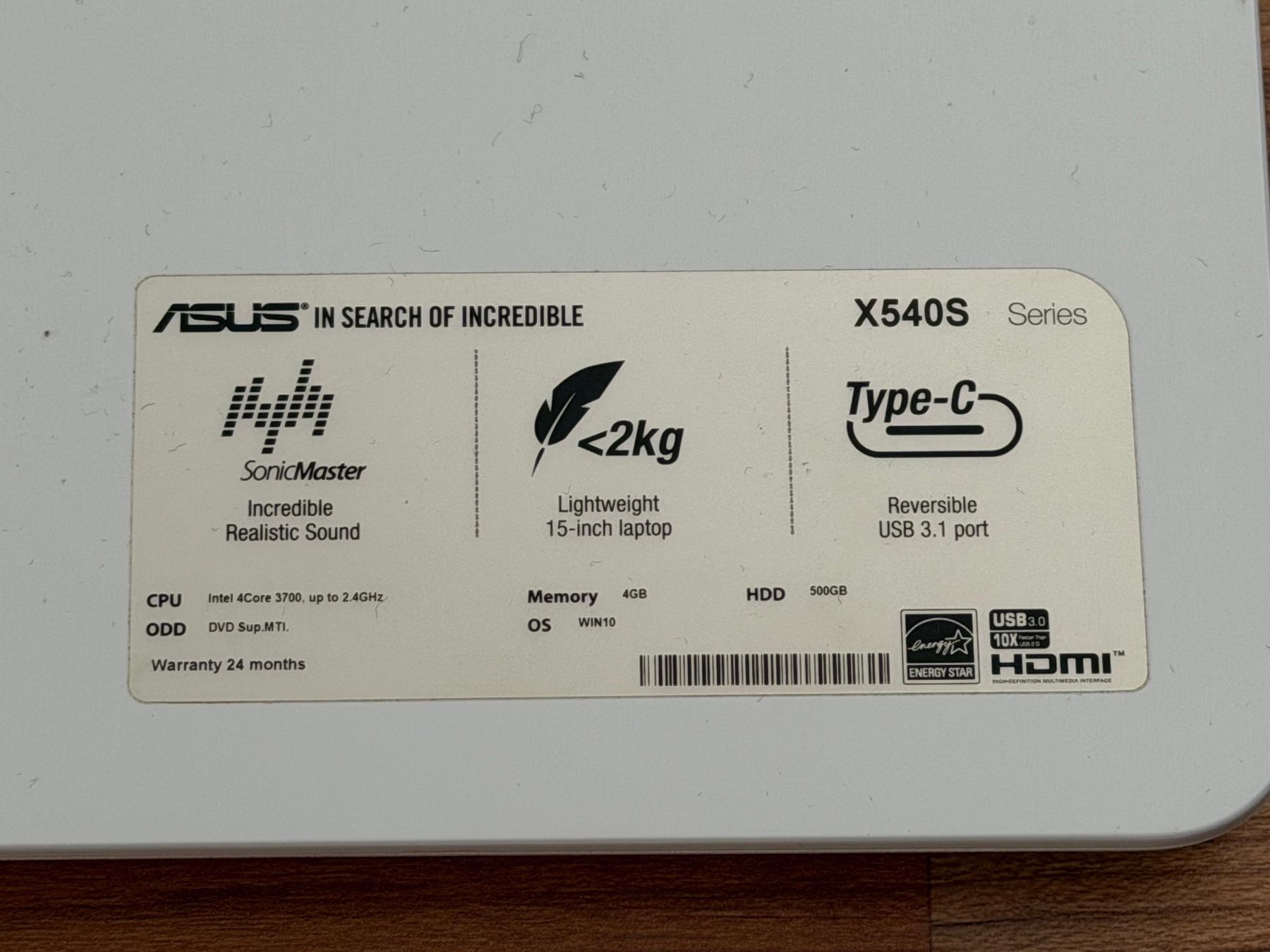 Asus Notebooks: Notebook Asus X540S – Gebraucht aus Obernau von agaton 2