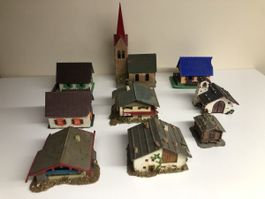 Kleine Modellhäuser  - für die Eisenbahn Spur N