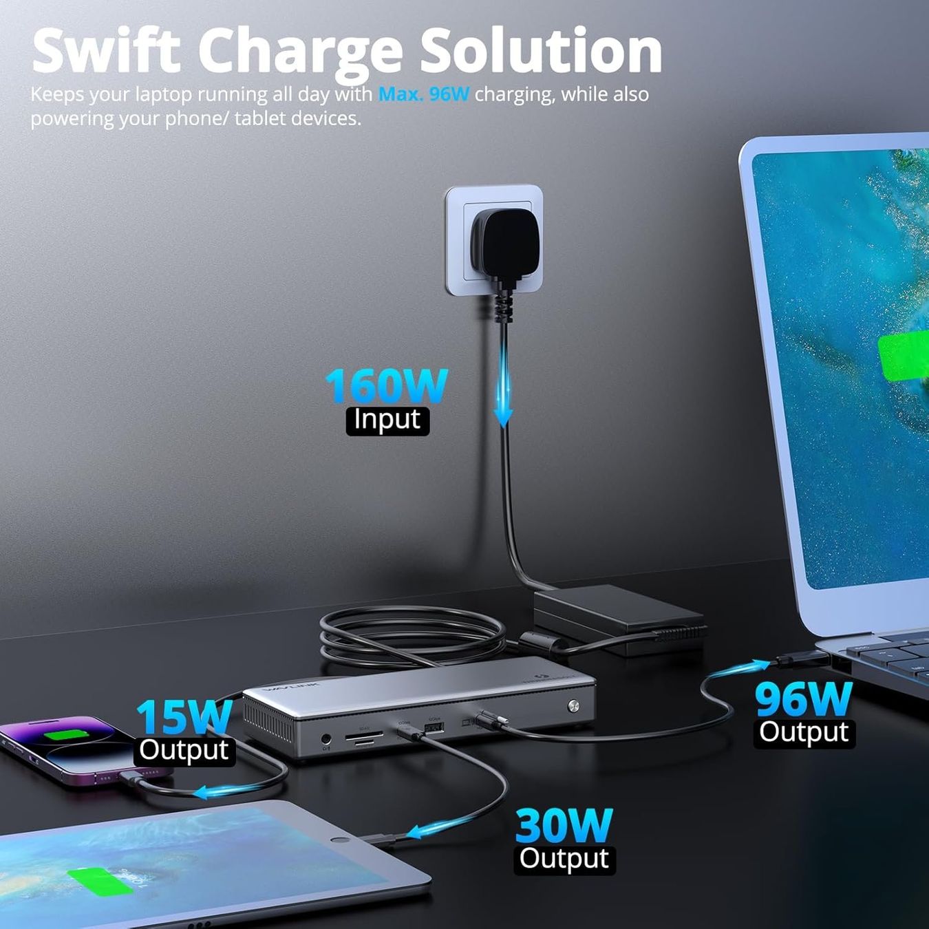 Docking station: Thunderbolt 4 Dock 13-in-1 96W 8K HDMI – Nuovo e nell'imballaggio originale da Suhr venduto da SchnapperCH 4