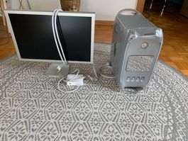 Apple PowerMac G4 Dual Mirror mit 20" Apple Bildschirm