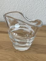 Leerdam Vase Meydam Mid Century Glas „Lens“ Original Etikett