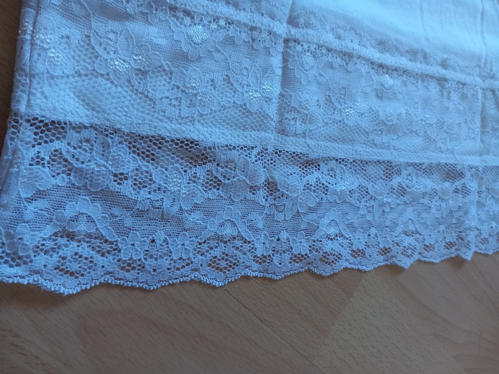 Top: Top blanc en dentelle Street One – Nuovo (secondo la descrizione) da Faoug venduto da per_kp6r 2