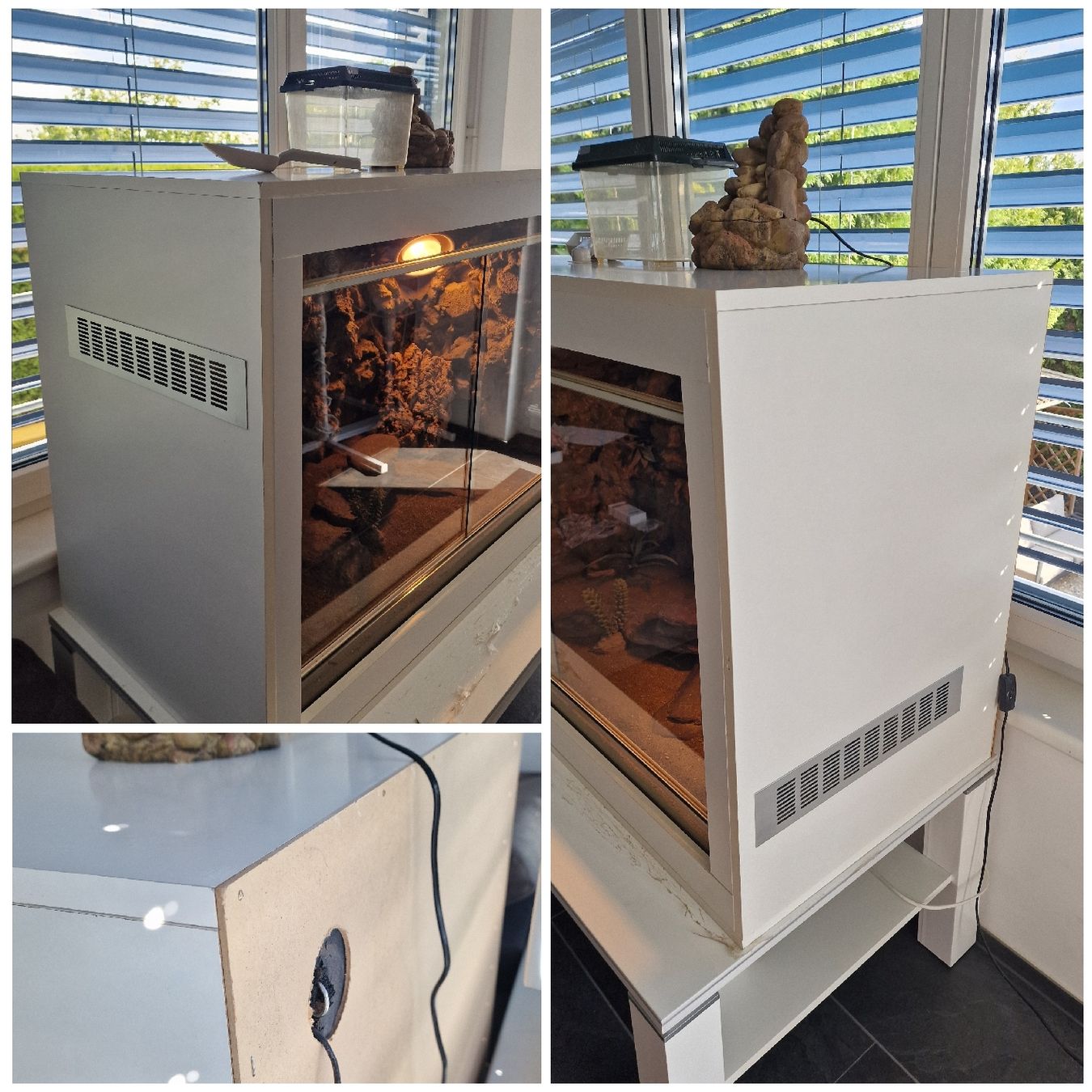 Terrario: Terrarium mit Zubehör – Usato da Siblingen venduto da Siblinger_2019 2
