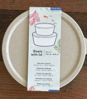 Koziool Schüsseln mit Deckel, 2er Set, neu, Sommer Picknick