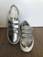 Baskets Tory Burch argentées comme neuves, taille 40