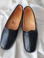 Hausschuhe für Herren aus Leder/mit Fersenkappe Schwarz N°44
