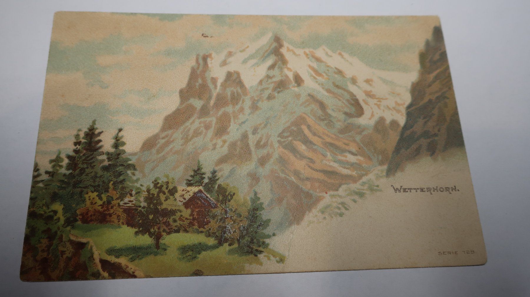 Ansichtskarten: Wetterhorn  Serie 128 – Defekt aus Cormoret von Pascalll2001 1
