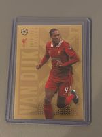 Trading Card Van Dijk Topps Gold Edition Champions League
