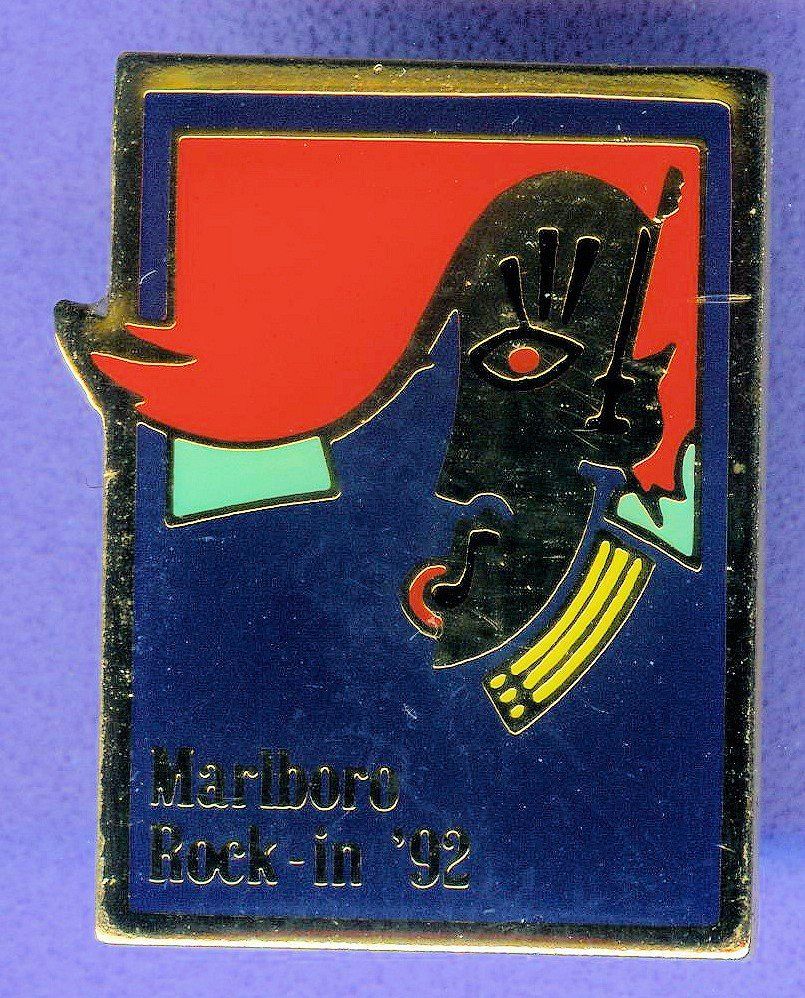 Marlboro Placchette & Badge: Marlboro  Rock-in '92 – Usato da Winterthur venduto da Sammleroase