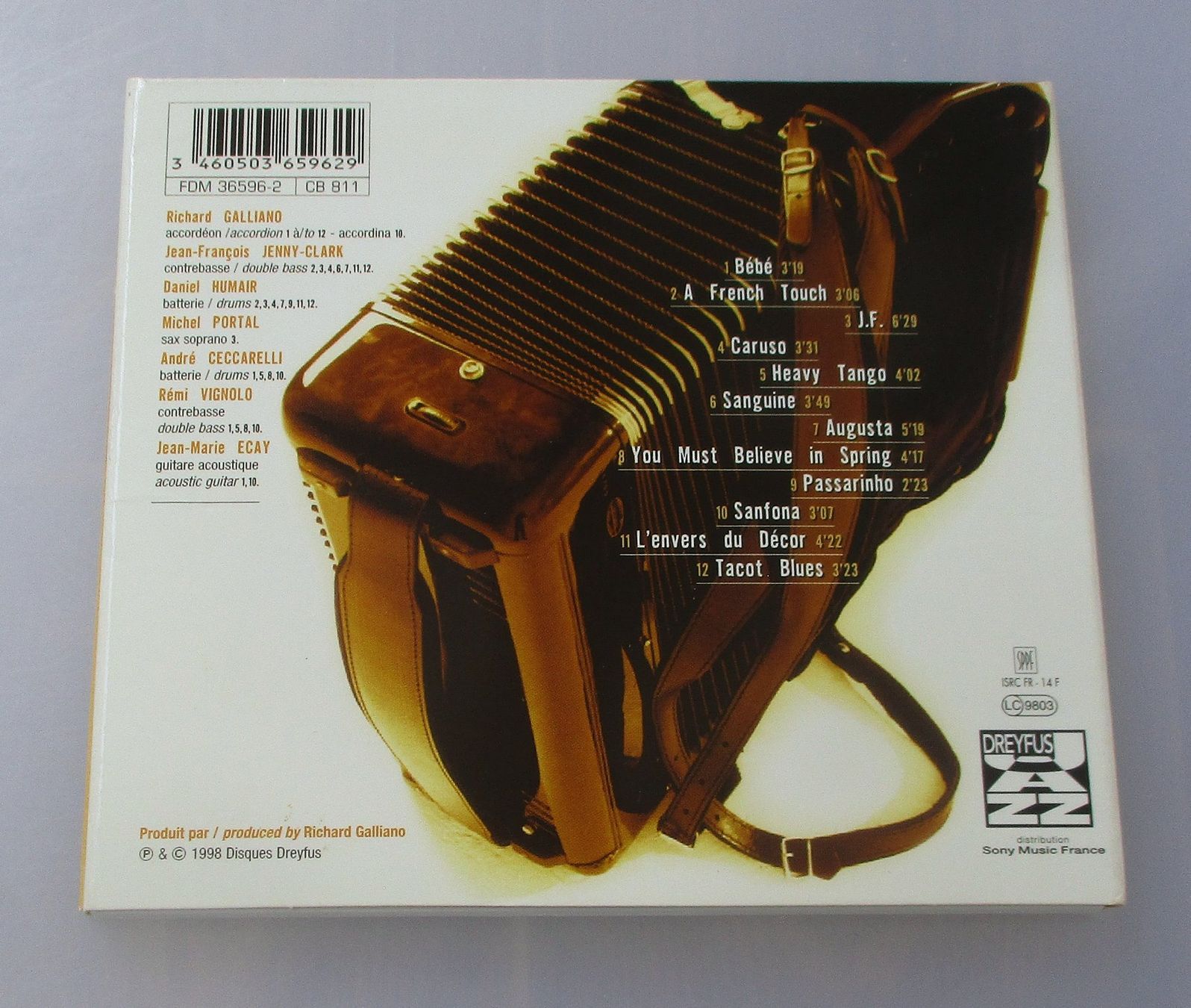 CD: RICHARD GALLIANO - French Touch – Usato da Wattwil venduto da Muriel11 1
