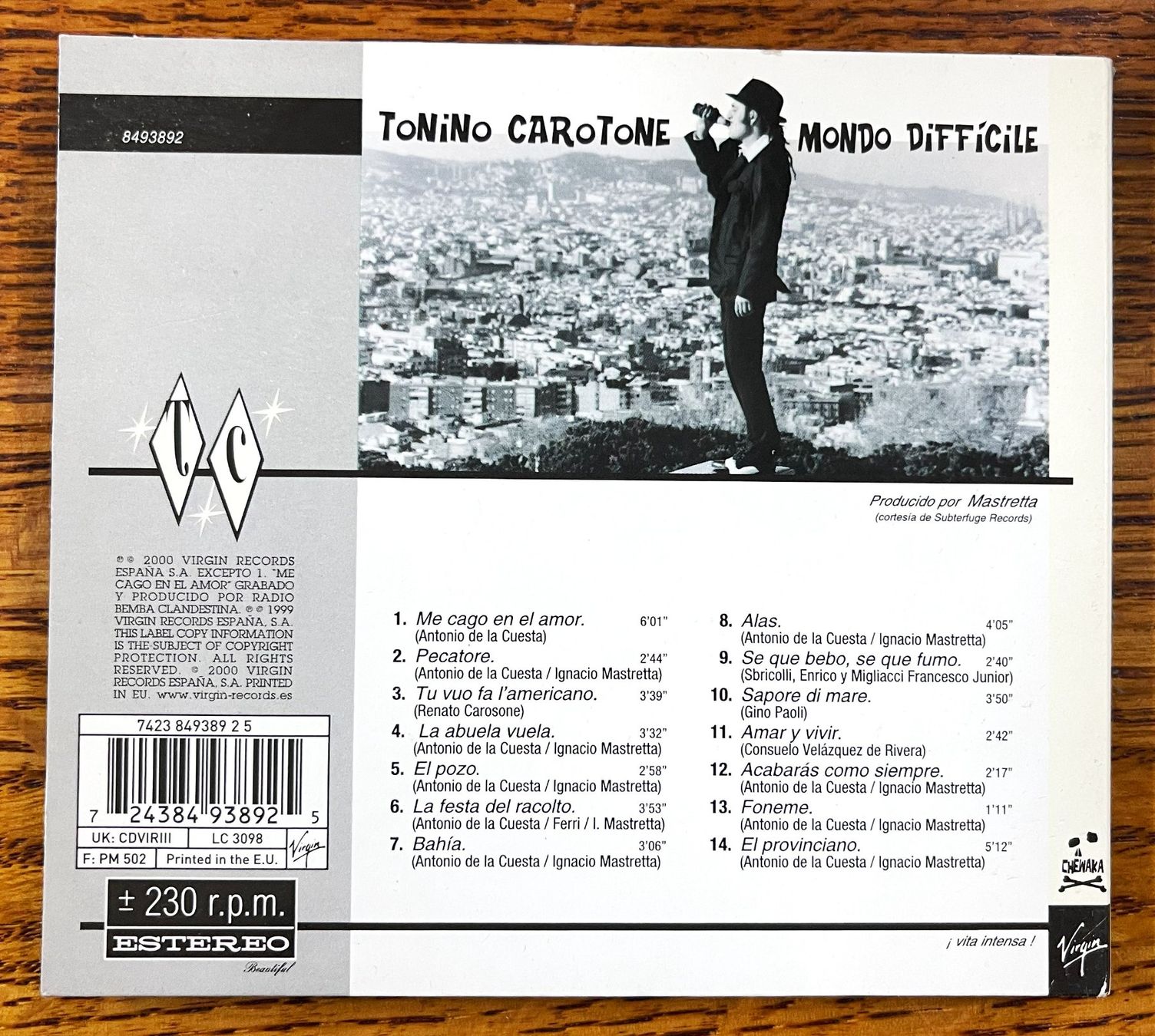 CD: TONONO CAROTONE: Mondo difficile CD – Usato da Oftringen venduto da Vucki 1