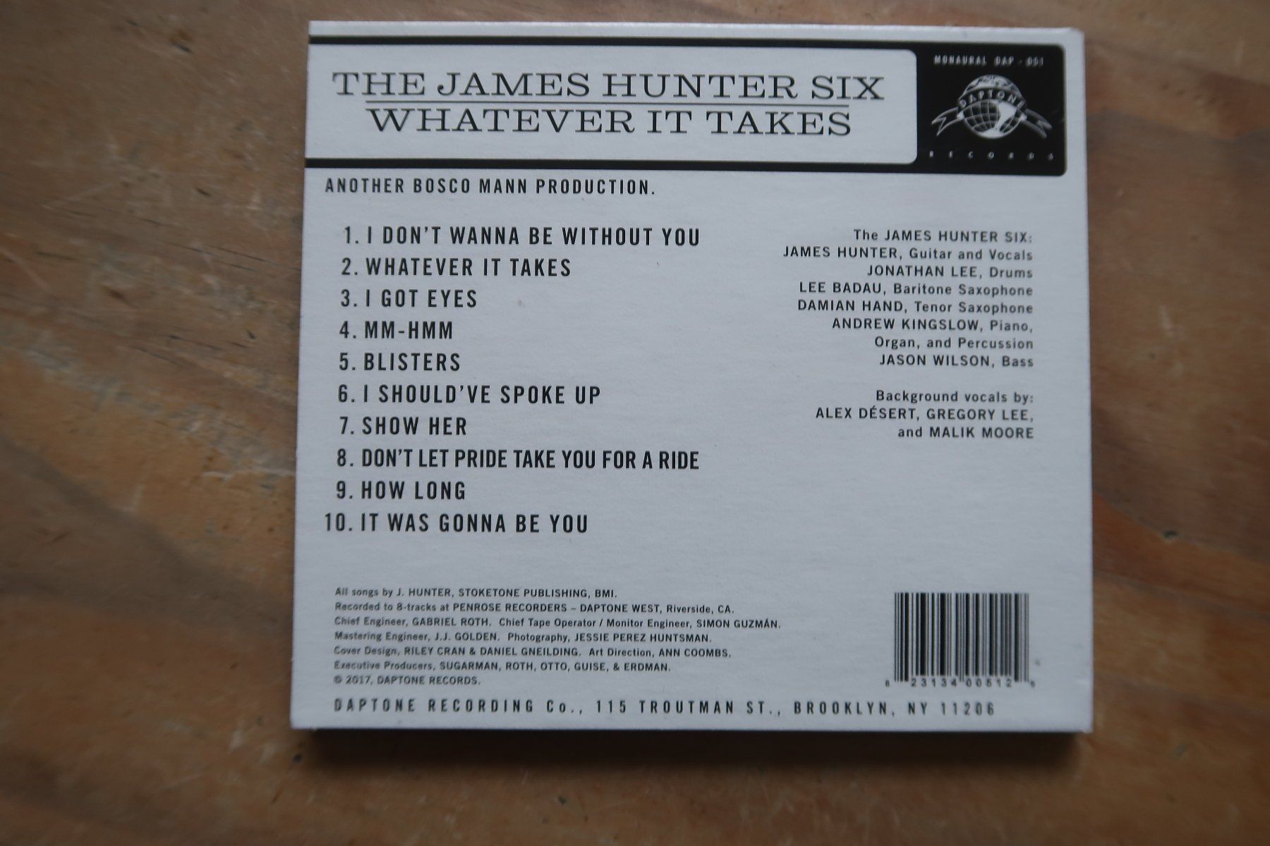 CDs: THE JAMES HUNTER SIX - WHATEVER IT TAKES - CD – D'occasion à Basel par Patiscat 1