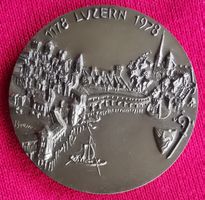 800 Jahre Stadt Luzern 1178 - 1978 neuwertige Medaille