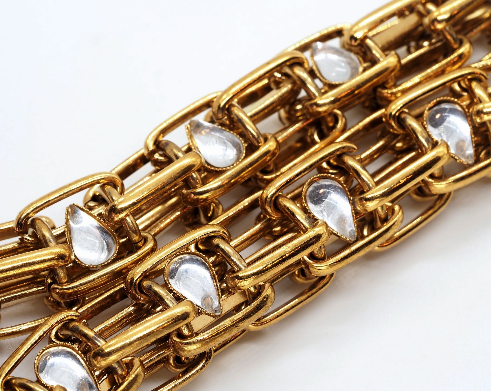 Catenine: Vintage Rossi Bijoux Statement Collier; Goldfarben – Usato da Zürich venduto da nostalgic_treasures 7