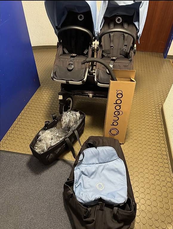 Bugaboo Carrozzine: Bugaboo Donkey 2 Duo Geschwisterkinderwagen – Usato da Basel venduto da fkir_09 1