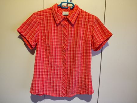Columbia Sportswear Damen Kurzarm Hemd Karo Gr. M Top
