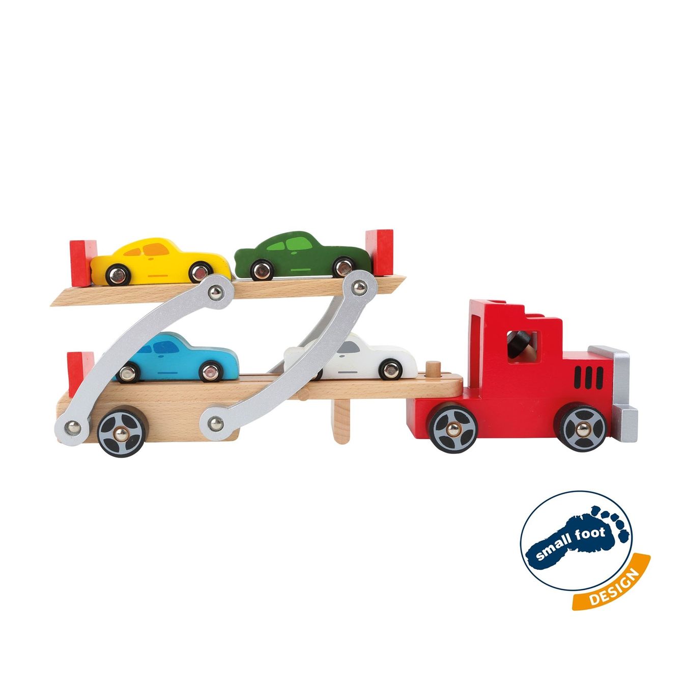Spielzeuge: Holzspielzeug Autotransporter 34cm – Neu und originalverpackt aus Wettingen von Swala