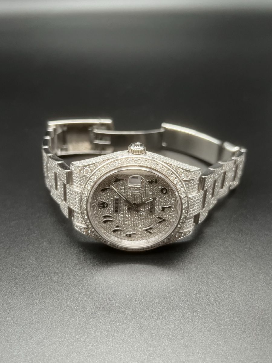 Rolex Orologi: Rolex Datejust 41mm 126300 full Iced out – Usato da Brugg AG venduto da Wristdeal 3